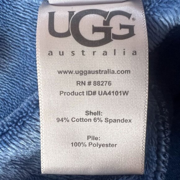 UGG AUSTRALIA DUFFIELD Long ROBE Blue Jay - Picture 12 of 16